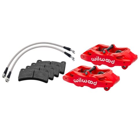 Wilwood 05-13 Corvette C6 Base Models DPC56 Rear Caliper Kit - Red
