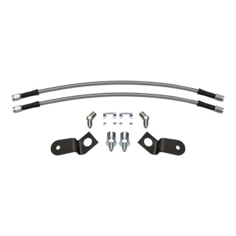 Wilwood 13-18 RAM 1500 4WD Braided Stainless Steel Flexline Hose Kit