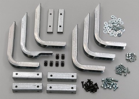 Lund 10-12 Chevy Colorado Ext. Cab EZ Running Board Mounting Bracket Kit - Brite