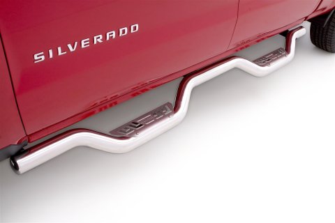 Lund 07-14 Chevy Silverado 2500 Ext. Cab Latitude Nerf Bars - Polished