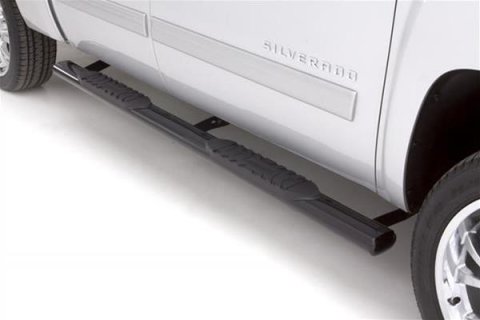 Lund 2019 RAM 1500 Ext. Cab 5in. Oval Straight Steel Nerf Bars - Black