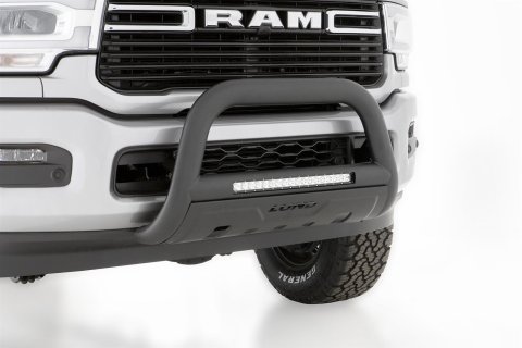 Lund 20-22 Chevrolet Silverado 2500HD/3500HD Bull Bar w/Light & Wiring - Black