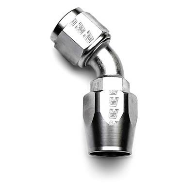 Russell Performance -8 AN Endura 45 Degree Full Flow Hose End