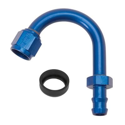 Russell Performance -10 AN Twist-Lok 150 Degree Hose End (1-1/4in Radius)