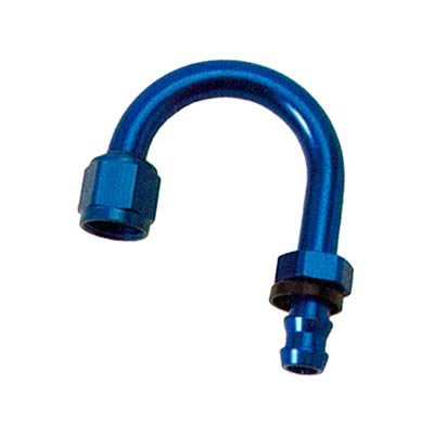 Russell Performance -6 AN Twist-Lok 180 Degree Hose End (1in Radius)