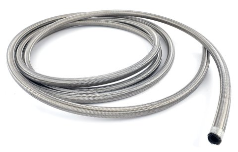 Russell Performance -8 AN ProFlex Stainless Steel Braided Hose (Pre-Packaged 15 Foot Roll)