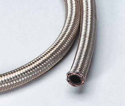 Russell Performance -12 AN ProFlex Stainless Steel Braided Hose (Pre-Packaged 3 Foot Roll)