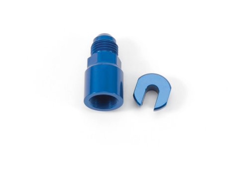 Russell Performance -6 AN Male to 5/16in SAE Quick-Disconnect Female (Blue Single)