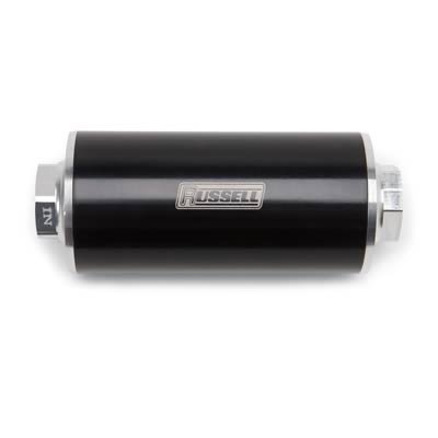 Russell Performance Anodized Aluminum (12in Length -10 male inlet/outlet)