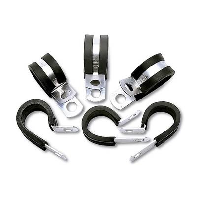 Russell Performance Cushion Clamps - Holds -12 AN Hose (6 pcs.)