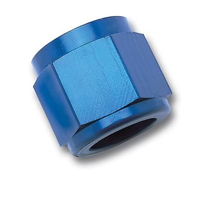 Russell Performance -12 AN Tube Nuts 3/4in dia. (Blue) (1 pc.)