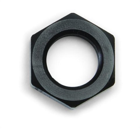 Russell Performance -8 AN Bulkhead Nuts 3/4in -16 Thread Size (Black)