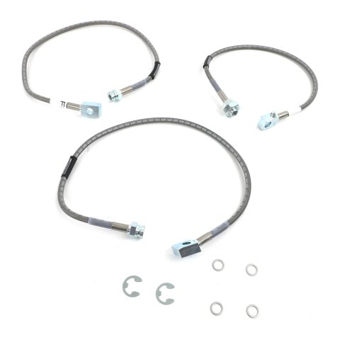 Russell Performance 92-99 GM K1500 Suburban (Non-Diesel) w/ 4in lift Brake Line Kit