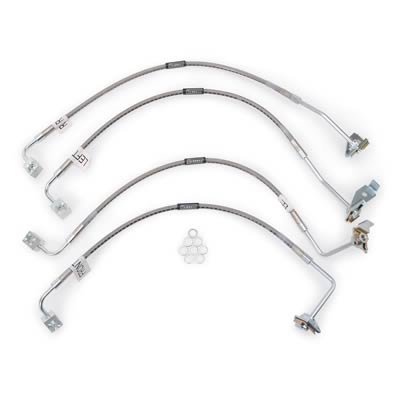 Russell Performance 07-08 Jeep Wrangler JK with 4in Lift Brake Line Kit