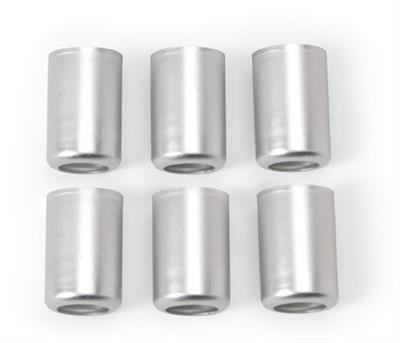Russell Performance -6 AN Stainless Steel Crimp Collars (O.D. 0.600) (6 Per Pack)