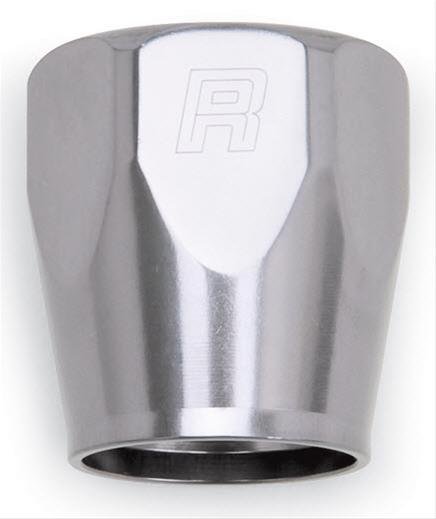 Russell Hose End Socket -8 AN Polished & Gray Anodized (2 Pack)
