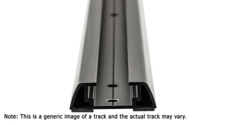 Rhino-Rack RTV Tracks w/Hardware & End Caps - 50.4in - Pair