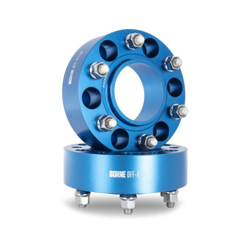 Mishimoto Wheel Spacers - 6x139.7 - 95.1 - 35 - M14 - Blue