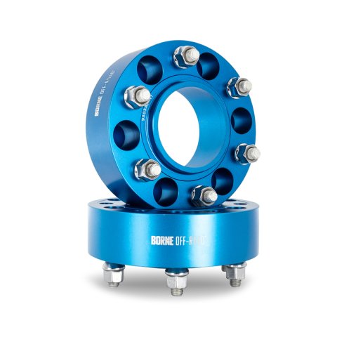 Mishimoto Wheel Spacers - 6x139.7 - 77.8 CB - 50mm - Blue