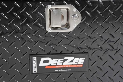 Deezee Universal Tool Box - Specialty Chest Black BT 35InX12InX12 1/2In
