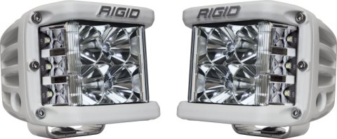 Rigid Industries D-SS - Flood - Set of 2 - White Housing