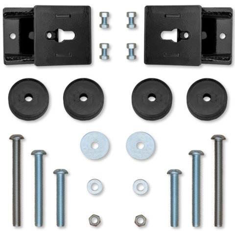 Rock Krawler 07-18 Jeep Wrangler JK/JKU Stackable Rear Bump Stops Kit