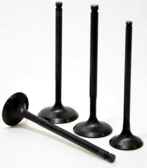 GSC P-D Honda K Series Vtec K20/K24 Chrome Polished Exhaust Valve - 31mm Head (+1mm) - Set of 8
