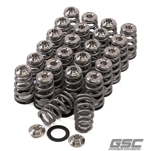GSC P-D Nissan GTR VR38DETT Single Conical Valve Spring & Titanium Retainer Kit (Race Only)