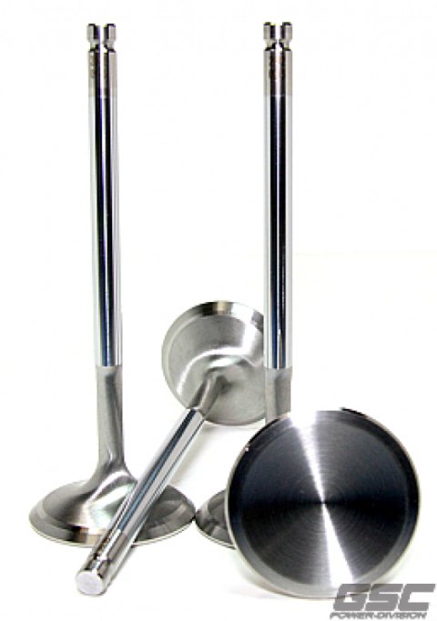 GSC P-D 2022+ Subaru FA24F 29mm Head STD 96.5mm Long Alloy Chrome Polished Exhaust Valve - Set of 8