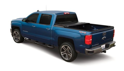LEER 2020+ GM Silverado/Sierra LATITUDE 6Ft9In Heavy Duty Tonneau Cover - Folding Full Sz Stndrd Bed