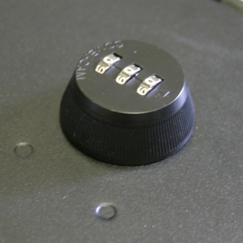 Tuffy 3Digit Combo Lock Black