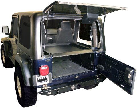 Tuffy Tj Lj & Yj Security Deck Enclosure- 01 Blk