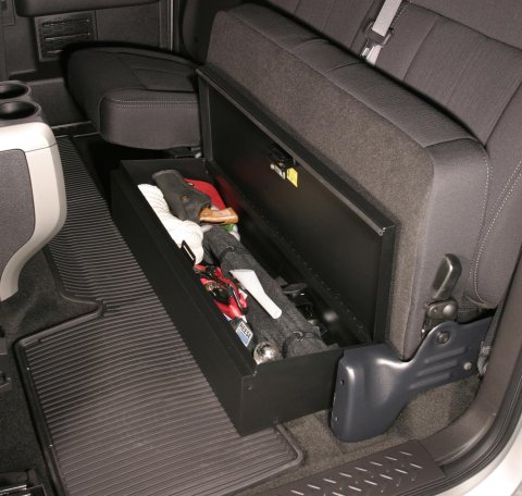 Tuffy Ford F150 Supercab Underseat Lockbox W/ Keyed Lock For