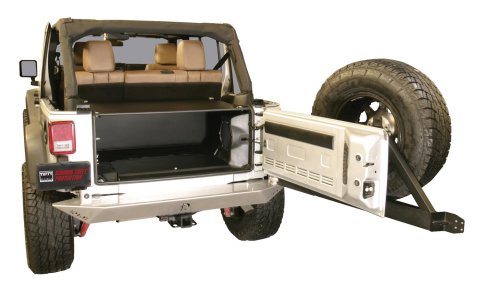 Tuffy Jk Unlimited Tailgate Enclosure- Black For 2011+