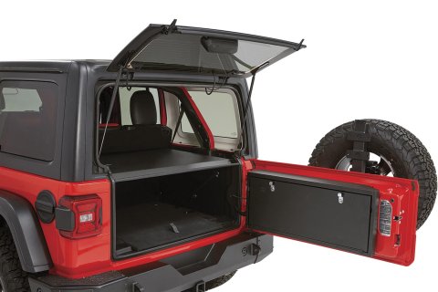 Tuffy Tailgate Lockbox W/ Keyed Lock For Jeep Wrangler