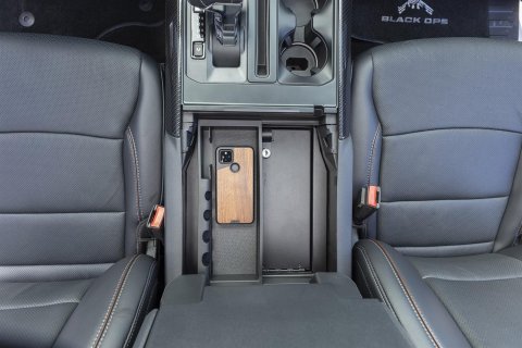 Tuffy Ford F150 Console Safe W/ Keyed Lock For W/ Flow Thru Console