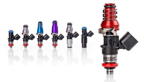 Injector Dynamics ID1050X 05+ Lotus Elise (2ZZ-GE) 11mm (Blue) Adaptor Top Injectors (Set of 4)