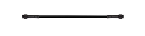 Goodridge 26in Universal Brake Line Assembly w/Black Zinc Fittings & Black Hose