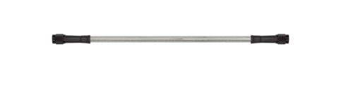 Goodridge 76in Universal Brake Line Assembly w/Black Zinc Fittings & Clear Hose