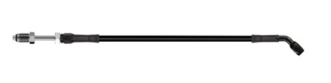 Goodridge 64in Universal Clutch Line w/Blk Fittings & Blk Hose - 45 Deg Banjo w/Straight 7/16 UNF