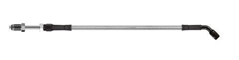 Goodridge 78in Universal Clutch Line w/Blk Fittings & Clear Hose - 45 Deg Banjo w/Straight 7/16 UNF