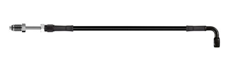 Goodridge 60in Universal Clutch Line w/Blk Zinc Fitting & Blk Hose - 90Deg Banjo w/Straight 7/16 UNF