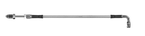 Goodridge 76in Universal Clutch Line w/SS Fittings & Clear Hose - 90Deg Banjo w/Straight 7/16 UNF