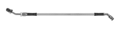 Goodridge 66in Universal Clutch Line w/SS Fittings & Clear Hose - 45Deg Banjo w/AN3 Fitting