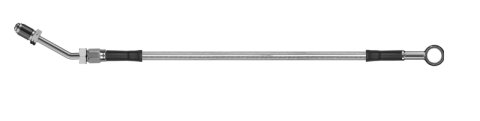 Goodridge 80in Universal Clutch Line w/SS Fittings & Clear Hose - Straight Banjo w/M10 Fitting