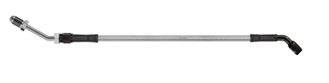 Goodridge 68in Universal Clutch Line w/Black Zinc Fittings & Clear Hose - 45Deg Banjo w/M10 Fitting