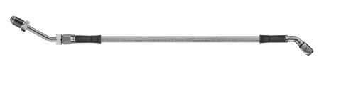 Goodridge 72in Universal Clutch Line w/SS Fittings & Clear Hose - 45Deg Banjo w/M10 Fitting