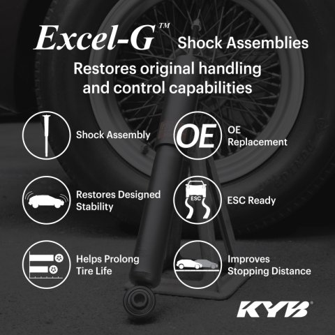 KYB 10-16 Buick LaCrosse / 11-17 Buick Regal / 14-20 Chevrolet Impala Shock Assembly - Rear Right