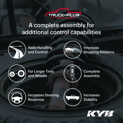 KYB 16-23 Toyota Tacoma 4WD Truck-Plus Performance Upgrade - Front Right