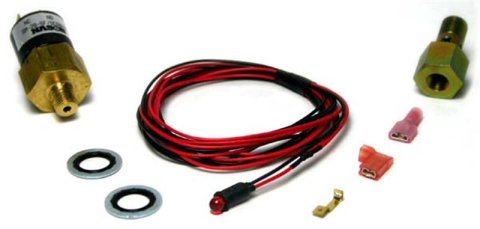 BD Diesel Low Fuel Pressure Alarm Kit Red LED - 1998-2007 Dodge 24-valve